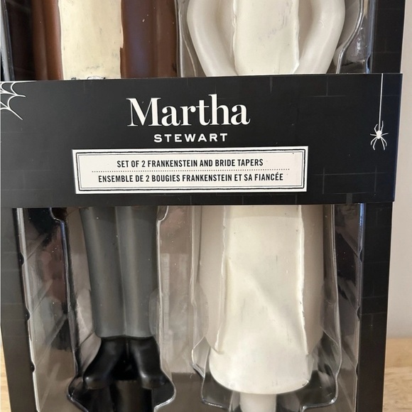 ⭐️ 2/$50 Martha Stewart Frankenstein & Bride Halloween Taper Candle - Picture 3 of 5